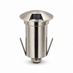 3W IP65 Stainless Steel Inground LED Fitting front-facing studio product photo on white background
