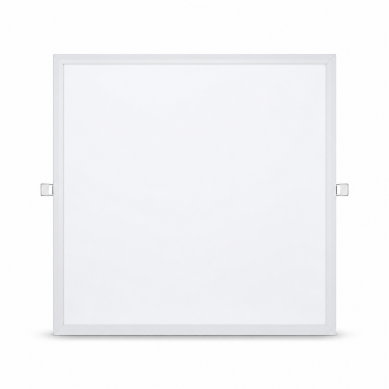 48W Backlit LED Recessed Panel Light 600x600mm front-facing studio product photo on white background