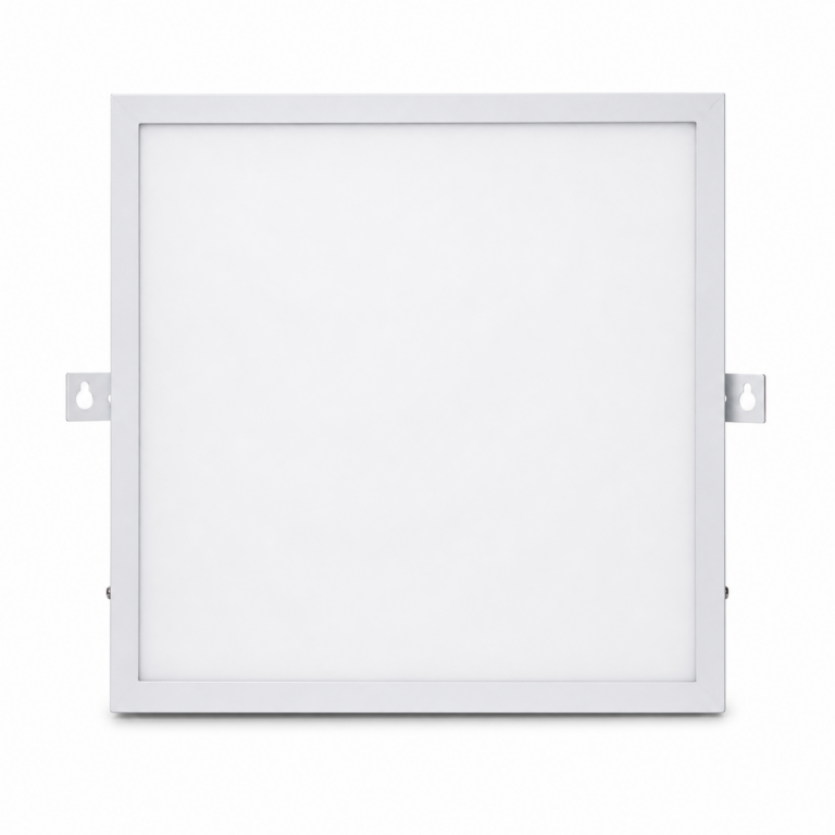 48W Surface Backlit LED Panel Light 600x600mm front-facing studio product photo on white background