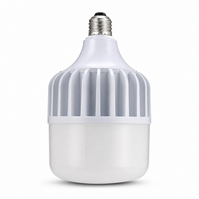 50W LED High Bay Bulb front-facing studio product photo on white background