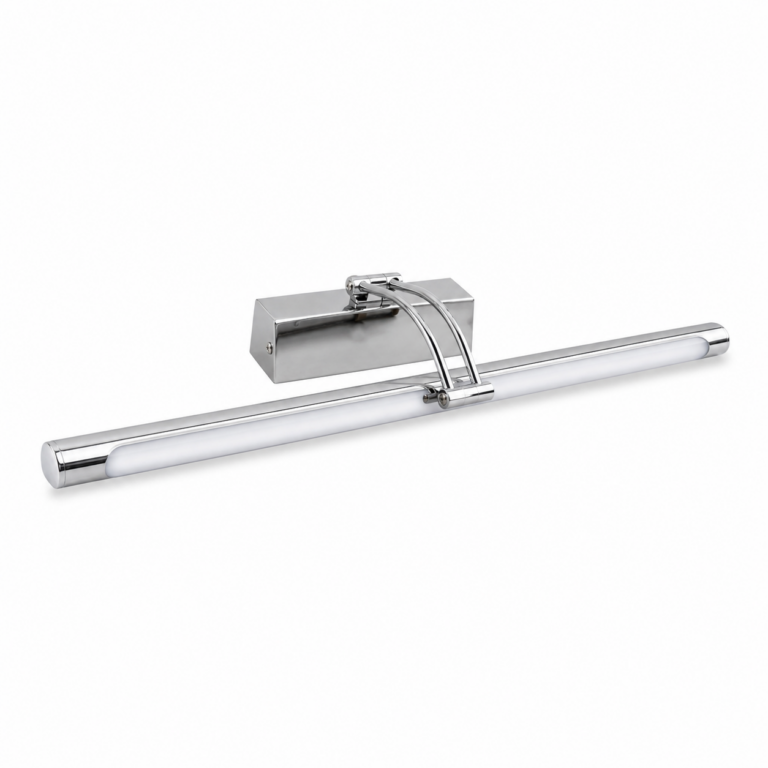 60cm Warm White LED Mirror Light three-quarter side studio product photo on white background