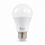 Evergreen A60 DC LED Bulb E27 front-facing studio product photo on white background