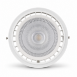 AR111 GU10 12W LED Bulb front-facing studio product photo on white background
