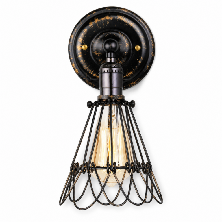 D8801BC E27 Wall Lamp Fitting front-facing studio product photo on white background