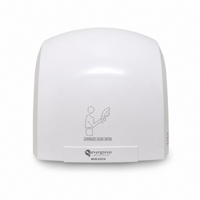 Evergreen Eco Hand Dryer M-688-MOD front-facing studio product photo on white background