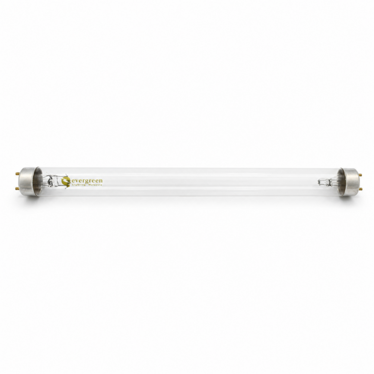 Germicidal UV T8 2-Pin Lamp front-facing studio product photo on white background