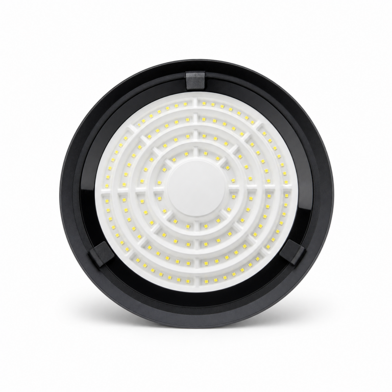 Highbay Fitting UFO LED IP65 front-facing studio product photo on white background
