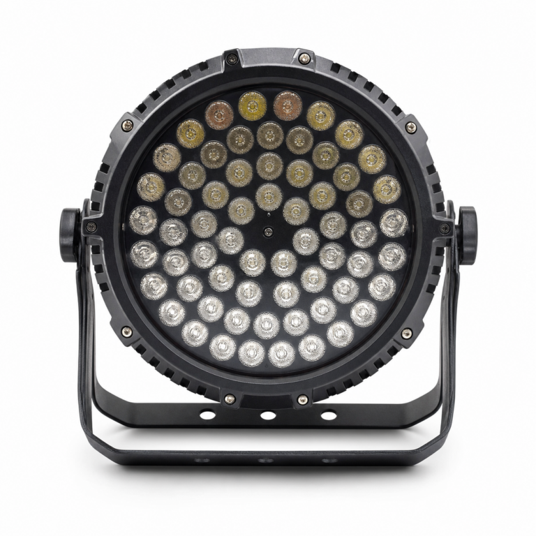 IP65 54x3W DMX LED Parcan Light front-facing studio product photo on white background