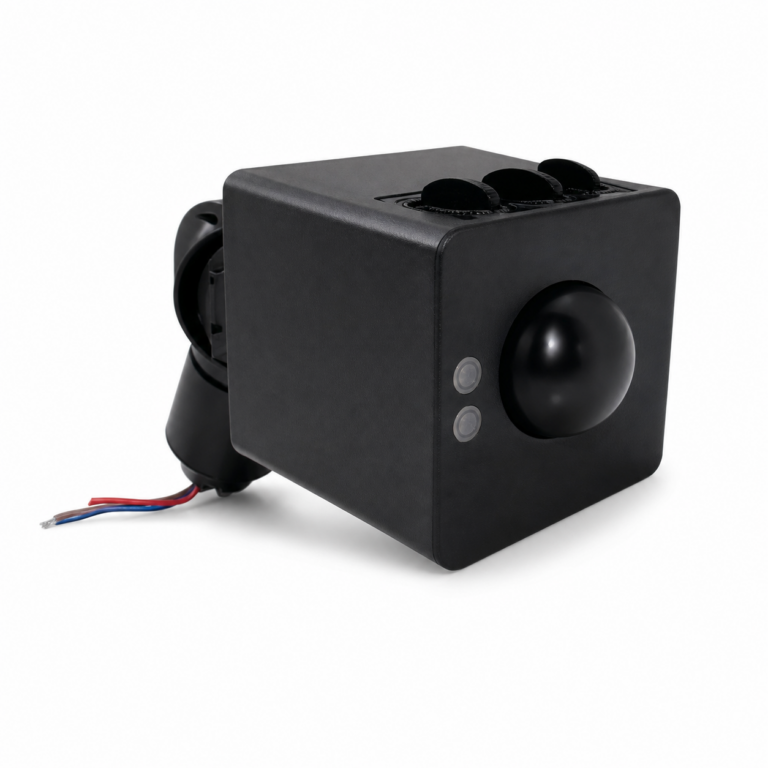 IP65 Microwave Surface Sensor Outdoor Type three-quarter side studio product photo on white background