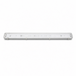 IP65 T8 4FT LED Tube Light Fitting with ABS Clips front-facing studio product photo on white background
