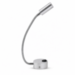 LED Bedside Reading Lamp 3W Warm White front-facing studio product photo on white background