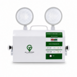 LED Emergency Light Two Spot Daylight Iron Body front-facing studio product photo on white background