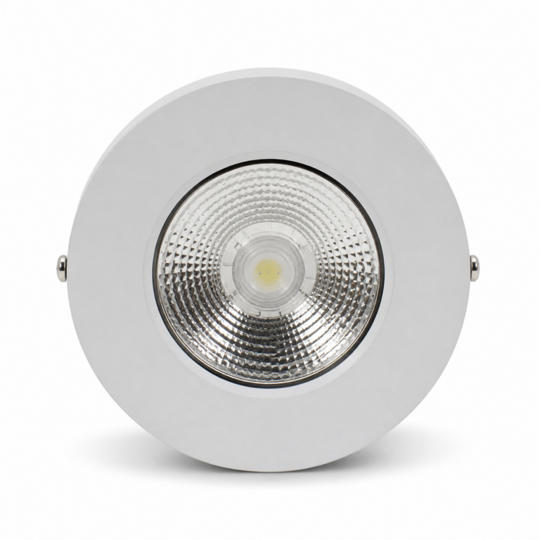 Round Surface Downlight 10W front-facing studio product photo on white background