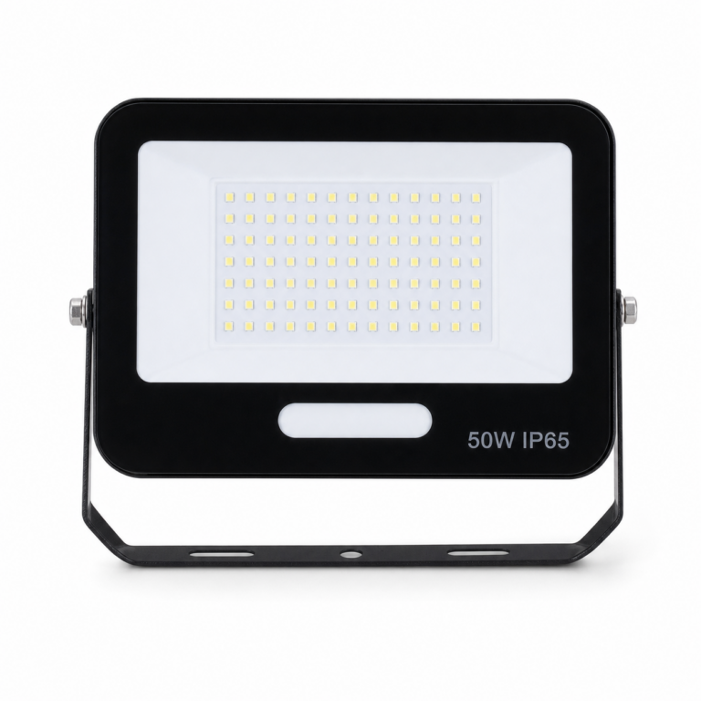 Slim Type LED Flood Light front-facing studio product photo on white background