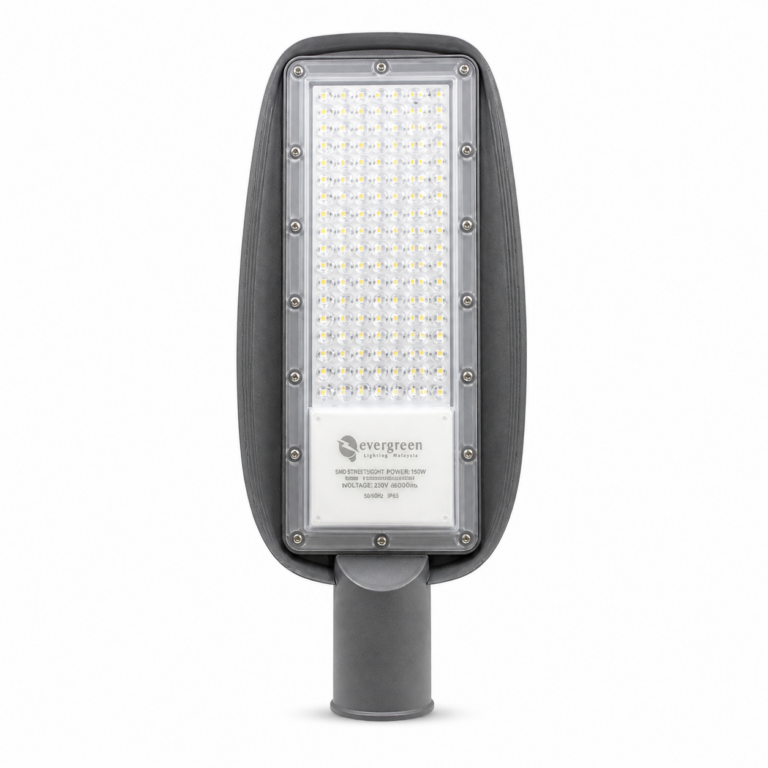 SMD LED Street Light - Gray Body front-facing studio product photo on white background