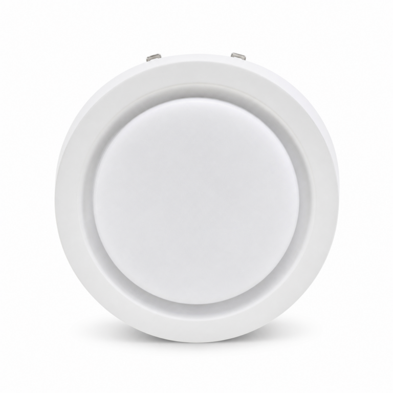 Surface Mounted Round SMD LED Downlight Fitting front-facing studio product photo on white background