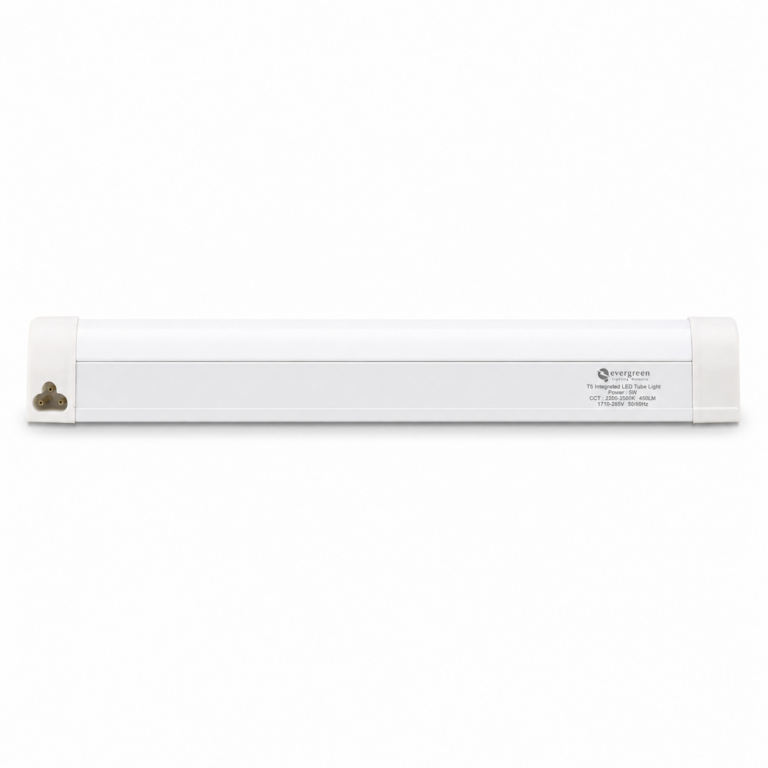T5 Integrated LED Tube Light 1ft front-facing studio product photo on white background
