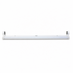 Evergreen T8 4FT Slim Batten Tube Light Fitting front-facing studio product photo on white background