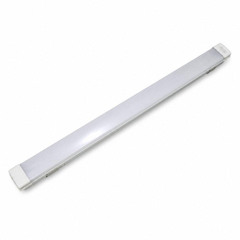 Triproof Tube Fitting 4FT Plastic Body three-quarter side studio product photo on white background